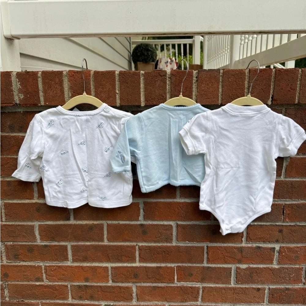 Baby Lot Bundle of 3 Vintage 90s Y2K Cardigan Carter’s Dog Size 0-3 Months